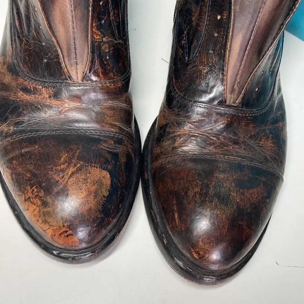 La Bottega di Lisa Brown Leather Boots 39